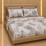 Lit simple complet et lit double 1609 09 My Princess Grey Eyes "Ferragni" Impression numérique 3D Marta Marzotto + 2 taies d'oreiller fabriquées en Italie