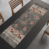 Runner striscia o tovaglietta da tavolo LAURA cotone 40cmX140cm cucina tavola Made in Italy
