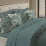 Lit simple complet et lit double 1609 09 My Princess Grey Eyes "Ferragni" Impression numérique 3D Marta Marzotto + 2 taies d'oreiller fabriquées en Italie