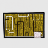 85x125 Tapis de caméra Marta Marzotto Versace Style Rose Wet Impression 3D Coton Divers Fantasmes Velouche Effet Fabriqué en Italie
