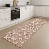 Carpet Passaia Papillons Papillon - Collection BA 100% fabriqué en Italie Caoutchouc anti-slip anti-tache 3D Imprimer divers Fantasmes