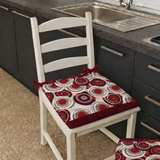 6 Cuscini per Sedia con laccetti 4 punti, imbottiti, BA Collection NOEMI, 1446