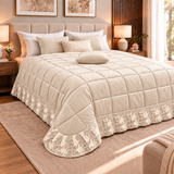 Double Velvet Quilt, hiver Marta Marzotto 350g double 100% fabriqué en Italie Brown