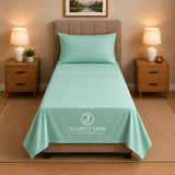 Completo Letto Singolo, MADD home tinta unita lenzuola federe Made in Italy