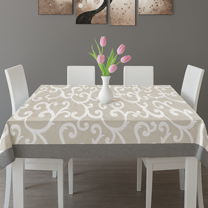 COPRITAVOLO Loneta Plastificato fantasia GIULIA con Riccio Moderno fantasia 0373-0377