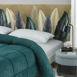Copritestata letto Marta Marzotto mod. ELENOIRE , vari colori, estensibile fino a 230cm Made in Italy