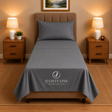 Completo Letto Singolo, MADD home tinta unita lenzuola federe Made in Italy