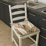 Confezione 6 Cuscini per Sedia ELENOIRE Marta Marzotto con laccetti 4 punti, imbottiti, copri sedia cucina coordinato