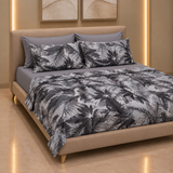 Lit simple complet et lit double 1609 09 My Princess Grey Eyes "Ferragni" Impression numérique 3D Marta Marzotto + 2 taies d'oreiller fabriquées en Italie