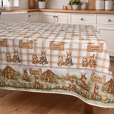 TovagliaPasqua x6 o x12 - COUNTRY EASTER - Pasqua - GOLDLINE Made in Italy