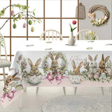 Tovaglia Pasqua x6 o x12 - EASTER BUNNY -Marta Marzotto, Made in Italy