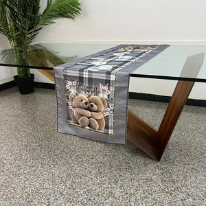Runner striscia o tovaglietta da tavolo orsetto TEDDY BEAR cotone 40cmX140cm cucina tavola Made in Italy