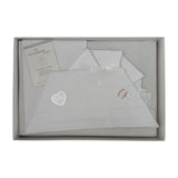 Coppia lettino o culla Nazareno Gabrielli senza ricamo Made in Italy per neonato