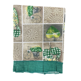 Centre de centre shabby carré avec une table de cuisine coordonnée de 90cm x 90cm