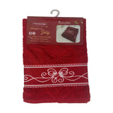 Set asciugamani 1+1 natalizio JOLLY, viso + ospite in spugna Made in Italy - 0998