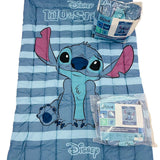 Trapunta letto Singolo Disney Marvel LILO & STITCH Blu personaggi cartoni animati 175cm x 260cm