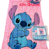 Trapunta letto Singolo Disney Marvel LILO & STITCH Rosa personaggi cartoni animati 175cm x 260cm