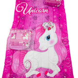 Trapunta letto Singolo Disney Marvel UNICORN personaggi cartoni animati 175cm x 260cm