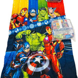 Trapunta letto Singolo Disney Marvel AVENGERS personaggi cartoni animati 175cm x 260cm