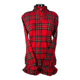 Pigiama Donna Natalizio in Coral Pile originale, TR, pigiama per ragazza con maniche e pantaloni lunghi con polsini, tartan, babbo natale, renna 1073/1074