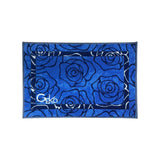 85x125 Tapis de caméra Marta Marzotto Versace Style Rose Wet Impression 3D Coton Divers Fantasmes Velouche Effet Fabriqué en Italie