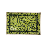 85x125 Tapis de caméra Marta Marzotto Versace Style Rose Wet Impression 3D Coton Divers Fantasmes Velouche Effet Fabriqué en Italie