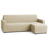 Copridivano con penisola Zuccissime, tinta unita, 2-3-4 Posti Con Penisola Destra E Sinistra, Made in Italy,