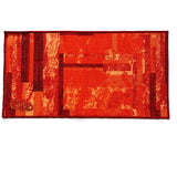 85x125 Tapis de caméra Marta Marzotto Versace Style Rose Wet Impression 3D Coton Divers Fantasmes Velouche Effet Fabriqué en Italie