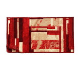 85x125 Tapis de caméra Marta Marzotto Versace Style Rose Wet Impression 3D Coton Divers Fantasmes Velouche Effet Fabriqué en Italie