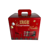 6 VESTISEDIA natalizi IRGE, fantasia Tartan, Tessuto Elastico Made in Italy, 1075