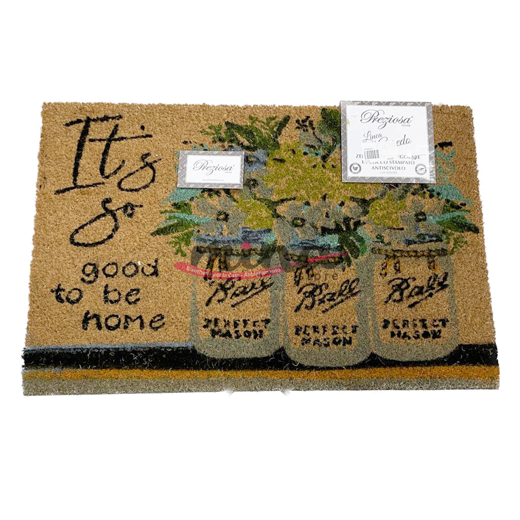 KARAT Zerbino In Cocco - Antiscivolo Per Interni Ed Esterni 50x80cm Grigio - Foto 4