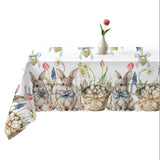 Tovaglia Pasqua x6 o x12 - STRIPED EASTER - Marta Marzotto, Made in Italy