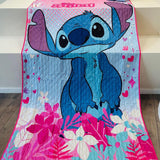 Trapuntino Disney Singolo STITCH ROSA 150 x 250 cm