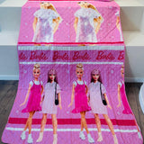 Trapuntino Disney Singolo BARBIE 150 x 250 cm