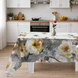 Tovaglia x6 o x12 DESIRE - fantasia fiori Marta Marzotto, Made in Italy vari colori