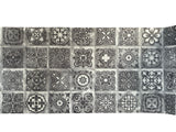 Tappeto Passatoia MAIOLICA, Marta Marzotto 100% Made in Italy Gommato Antiscivolo Antimacchia stampa 3D
