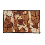 85x125 Tapis de caméra Marta Marzotto Versace Style Rose Wet Impression 3D Coton Divers Fantasmes Velouche Effet Fabriqué en Italie