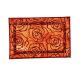 85x125 Tapis de caméra Marta Marzotto Versace Style Rose Wet Impression 3D Coton Divers Fantasmes Velouche Effet Fabriqué en Italie