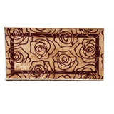 85x125 Tapis de caméra Marta Marzotto Versace Style Rose Wet Impression 3D Coton Divers Fantasmes Velouche Effet Fabriqué en Italie