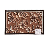 85x125 Tapis de caméra Marta Marzotto Versace Style Rose Wet Impression 3D Coton Divers Fantasmes Velouche Effet Fabriqué en Italie