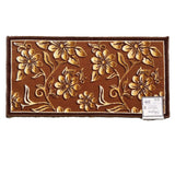 85x125 Tapis de caméra Marta Marzotto Versace Style Rose Wet Impression 3D Coton Divers Fantasmes Velouche Effet Fabriqué en Italie