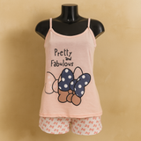 Pyjamas Débardeur et short pur coton You & Me Femme Fabriqué en Italie Diverses couleurs et tailles