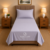 Completo Letto Singolo, MADD home tinta unita lenzuola federe Made in Italy