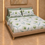 Lit simple complet et lit double 1609 09 My Princess Grey Eyes "Ferragni" Impression numérique 3D Marta Marzotto + 2 taies d'oreiller fabriquées en Italie