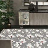 COPRITAVOLO Loneta Plastificato fantasia IRIS con Riccio Moderno fantasia