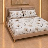 Lit simple complet et lit double 1609 09 My Princess Grey Eyes "Ferragni" Impression numérique 3D Marta Marzotto + 2 taies d'oreiller fabriquées en Italie