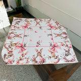 Centro tavola pasquale, Quadrato, ARIA DI FESTA, Marta Marzotto, 90cm X 90cm tavolo coordinato cucina