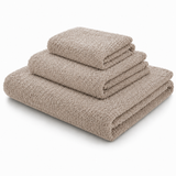 SET 3PZ ASCIUGAMANI spugna VELSO Mastro Bianco, 500gr/m, 100% cotone pettinato Made in Italy