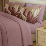 Lit simple complet et lit double 1609 09 My Princess Grey Eyes "Ferragni" Impression numérique 3D Marta Marzotto + 2 taies d'oreiller fabriquées en Italie