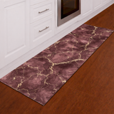 Tappeto Passatoia - MARBLE DESIGN - Marta Marzotto 100% Made in Italy Gommato Antiscivolo Antimacchia stampa 3D Varie Fantasie